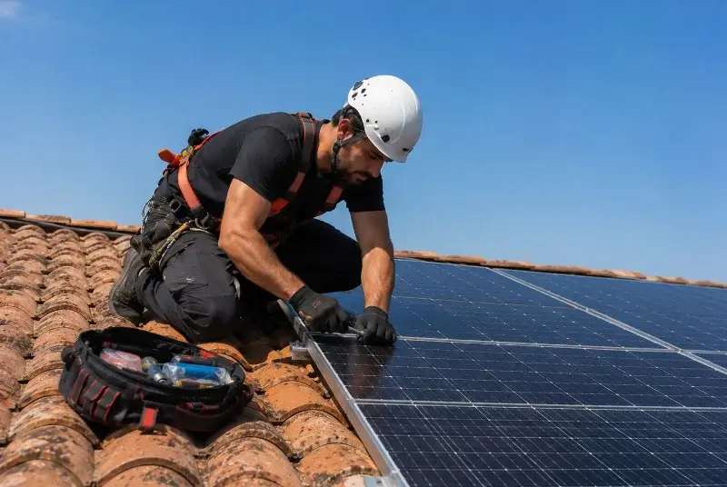 Maintenance et monitoring de panneaux solaires à Saint-Jean-de-Moirans